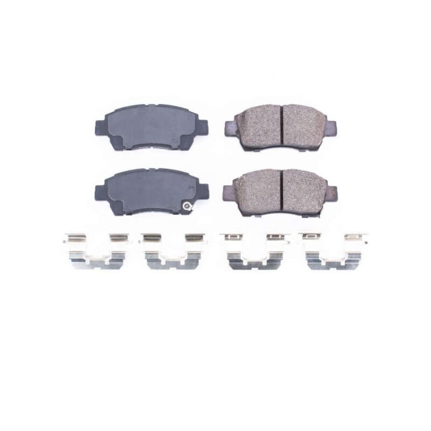 PowerStop 17-831 PowerStop - Z17 Low-Dust Ceramic Brake Pads with Hardware