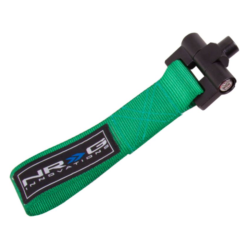 NRG TOW-E30GN Bolt-In Tow Strap Green- BMW E30 (5000lb. Limit)