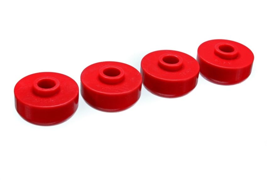 Energy Suspension 3.2104R 63-82 Chevrolet Corvette Red Rear Leaf Spring Bushing Set