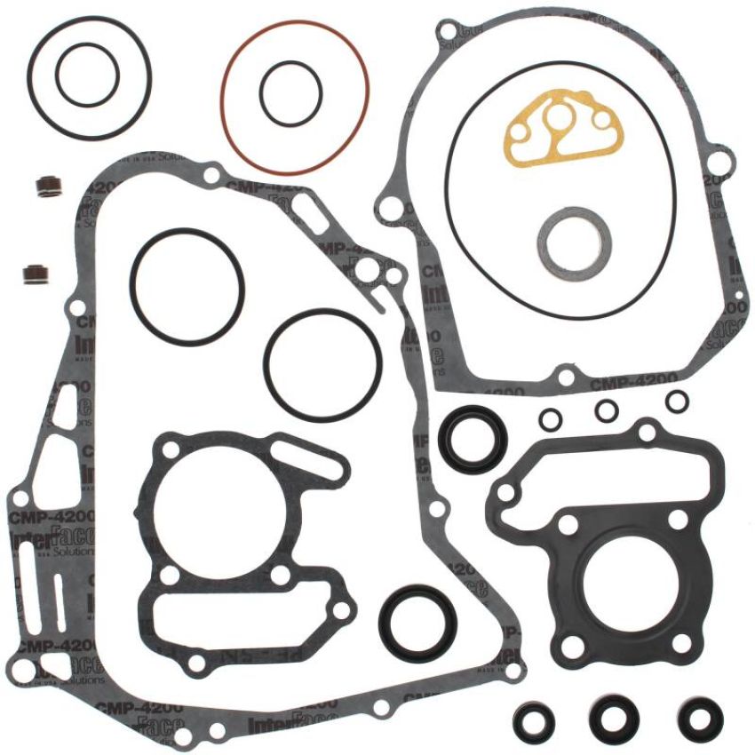 Vertex Pistons 811878 Vertex Gaskets 04-08 Yamaha YFM50 Raptor Complete Gasket Kit w/ Oil Seals