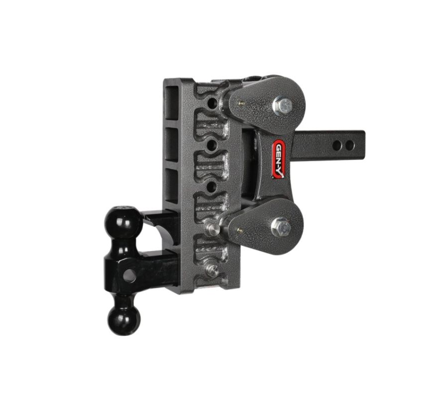 GEN-Y Hitch GH-1025 Gen-Y The Boss Torsion-Flex 2in Shank 7.5in Drop 10K Hitch w/GH-031 Dual-Ball/GH-032 Pintle Lock
