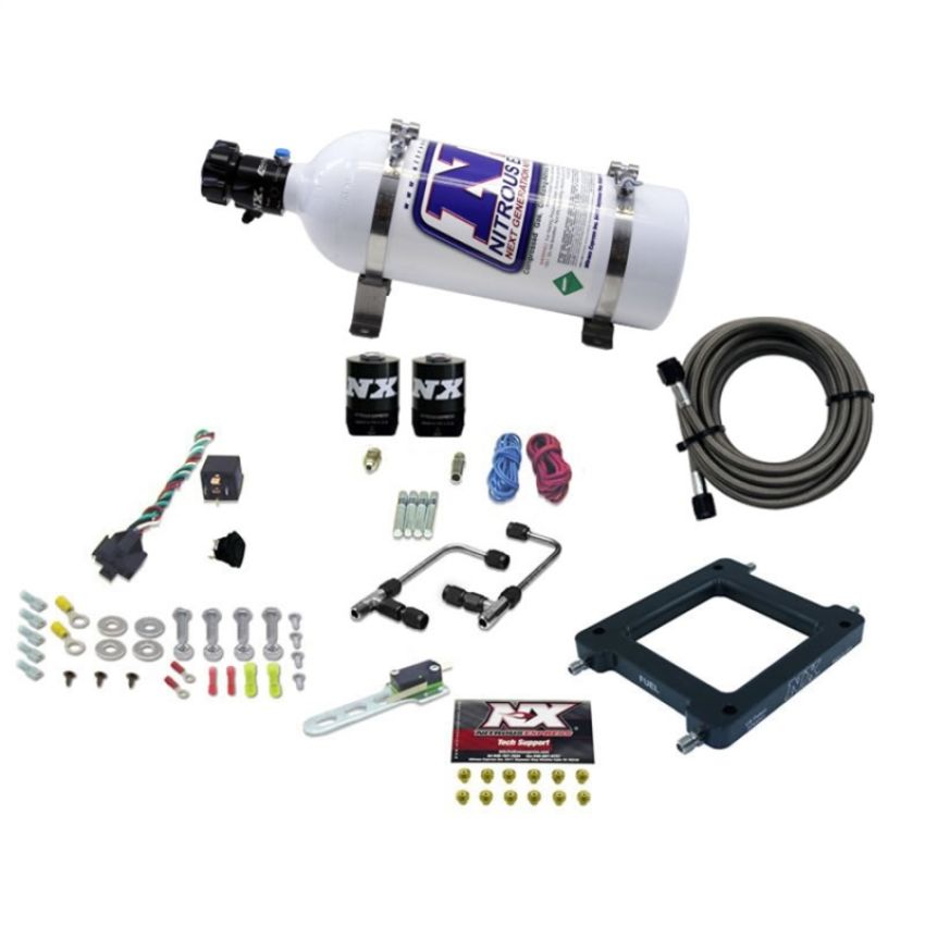 Nitrous Express 60075-05 Dominator Gemini STAGE 6 ALCOHOL WITH 5LB BOTTLE.