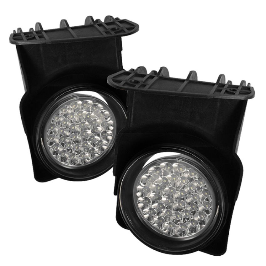 SPYDER 5015679 LED Fog Lights w/Switch - Clear