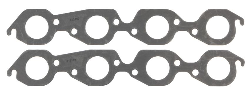 SCE GASKETS 413180 BBC SM RND PORT GRAPH-FORM 1/8 THK EXH GASKETS