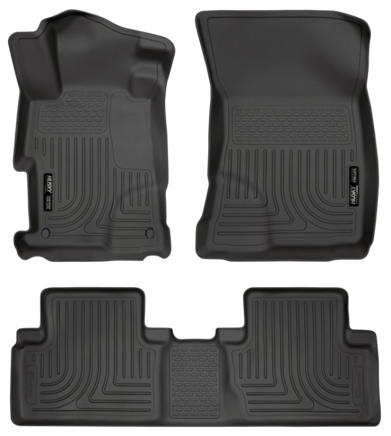 HUSKY LINERS HSK98441 12-13 Honda Civic Front/ 2nd Floor Liners Black