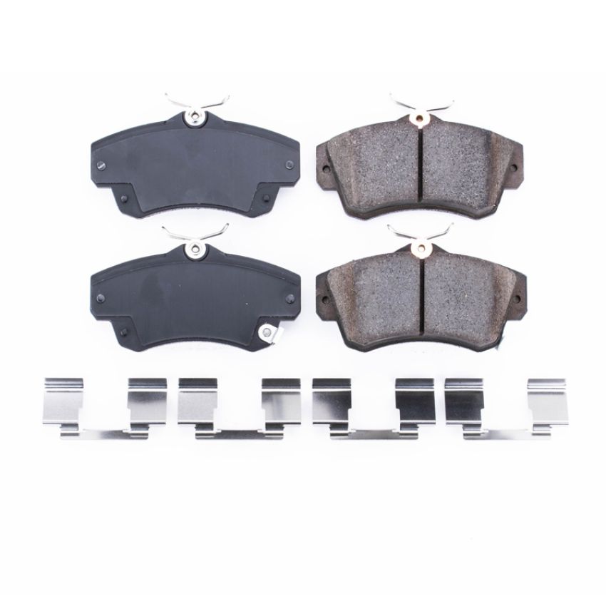 PowerStop 17-841 PowerStop - Z17 Low-Dust Ceramic Brake Pads with Hardware