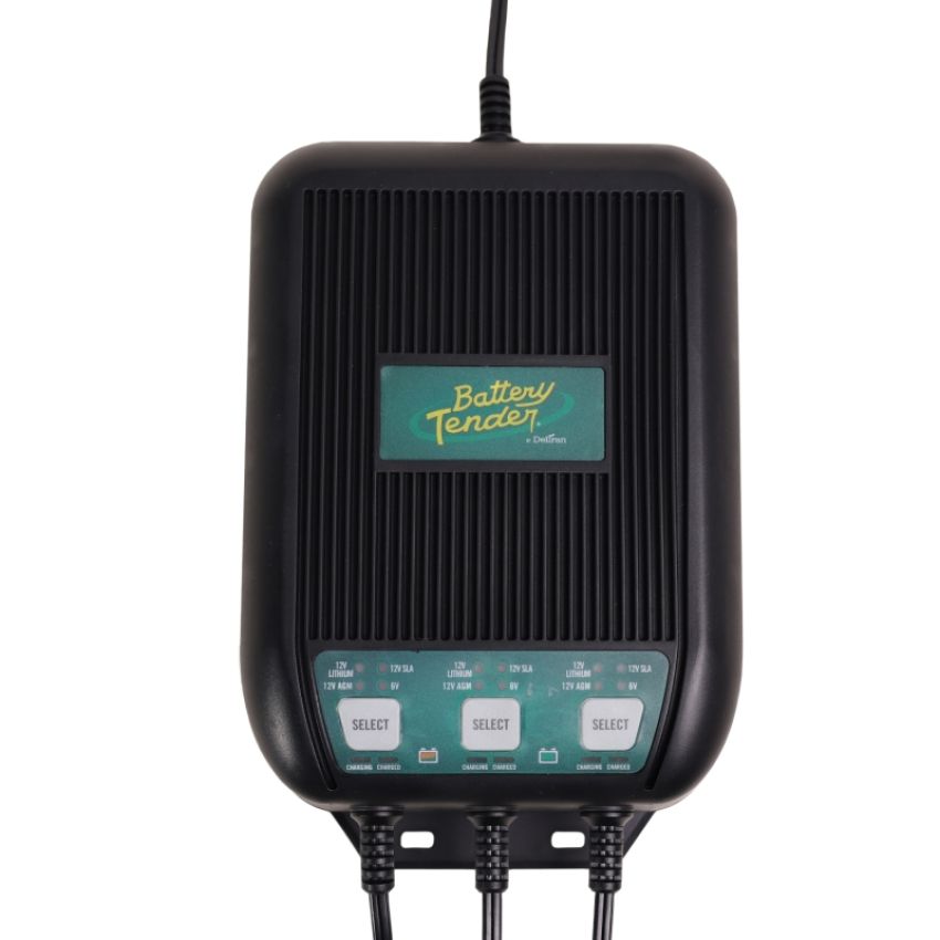 Battery Tender 022-1003-DL-WH 3 Bank 3A On-Board Marine Battery Charger