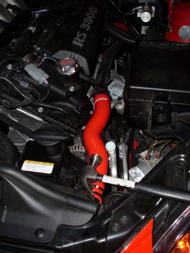 Mishimoto MMHOSE-GEN-10BK 10+ Hyundai Genesis Coupe V6 Black Silicone Hose Kit