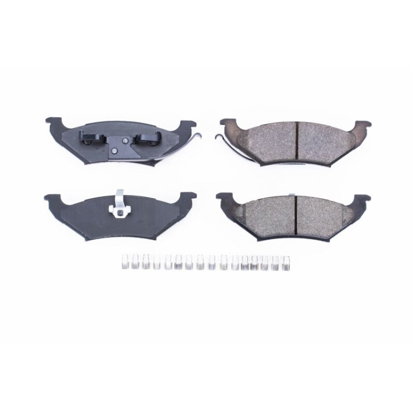 PowerStop 17-715 PowerStop - Z17 Low-Dust Ceramic Brake Pads with Hardware
