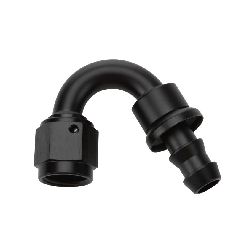 ALLSTAR PERFORMANCE ALL49475 Pushlock Hose End Black 150 Deg Elbow -12