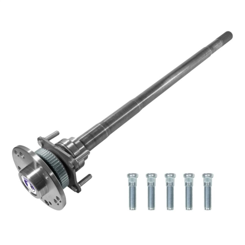 Yukon Gear & Axle YA WD44JLRUB-L-K Yukon Gear Left Rear 4340 Chromoly Double Drilled Axle Kit Jeep JL/JT Rubicon 32 Spline 32.2in Long