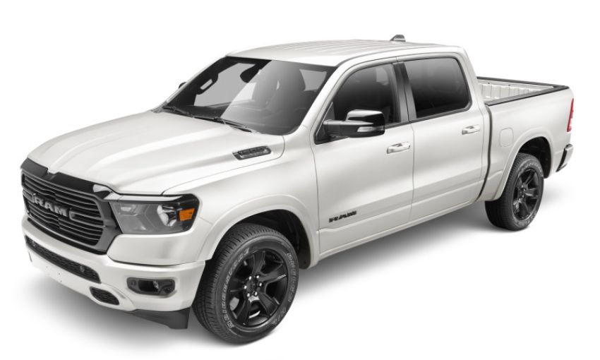 Bushwacker 50928-25 22-24 RAM 1500 (Excl. Rebel) 67.4in. & 76.3in. Bed OE Style Flares 4pc - Ivory Pearl