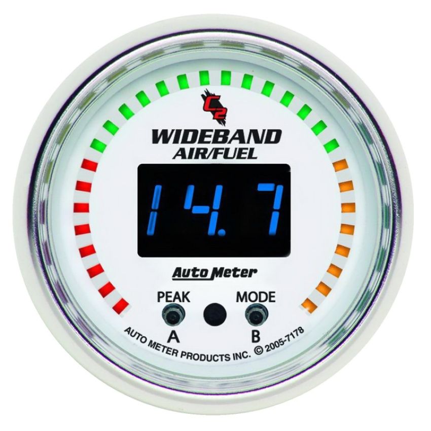 AutoMeter 7178 GAUGE, AIR/FUEL RATIO-PRO, 2 1/16
