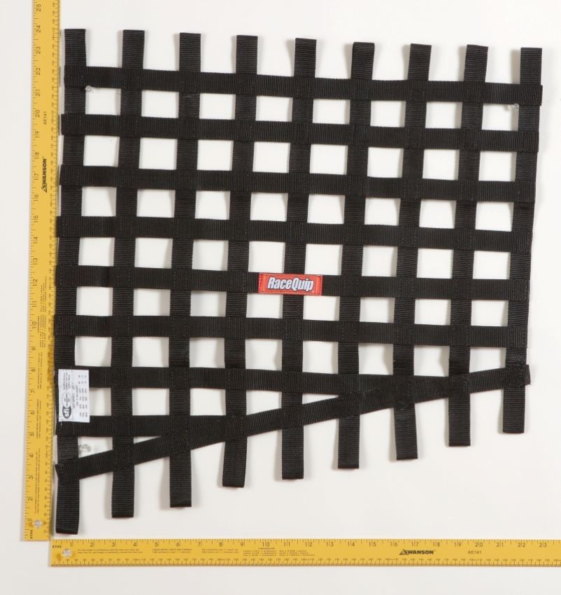 Racequip 729005 Black Drag 24 To 18 X 23 SFI Rib Net
