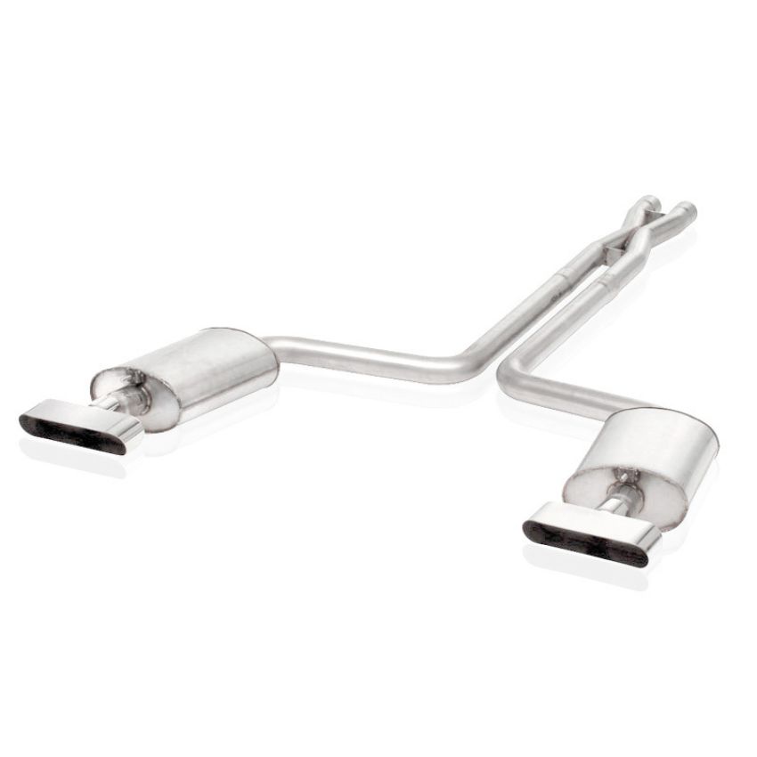 Stainless Works C49296EXHLMF 1992-96 LT1/LT4 Corvette 2-1/2in Exhaust System X-Pipe Turbo S-Tube Mufflers Tips