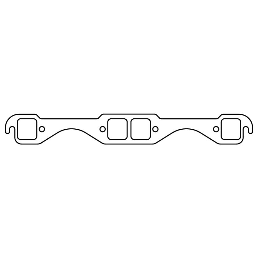 Cometic Gasket C15189C Cometic Chevy Gen1 Small Block V8 .043in Copper Exhaust Mani Gskt Set-1.550in x 1.450in Square Ports