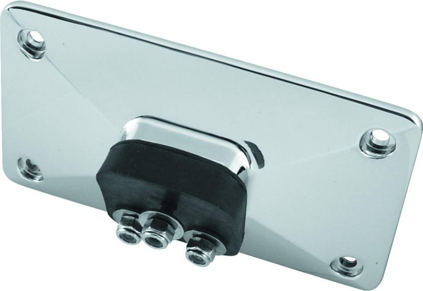Bikers Choice 490044 55-99 Chrome Pyramid Lisence Plate Bracket 3 Bolt Style