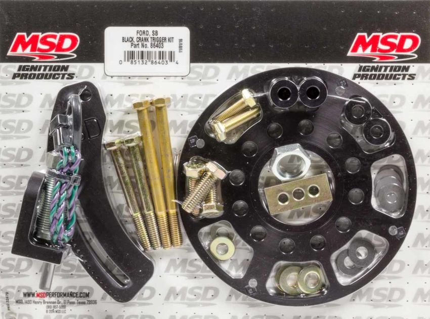 MSD IGNITION MSD86403 SBF Crank Trigger Kit Black