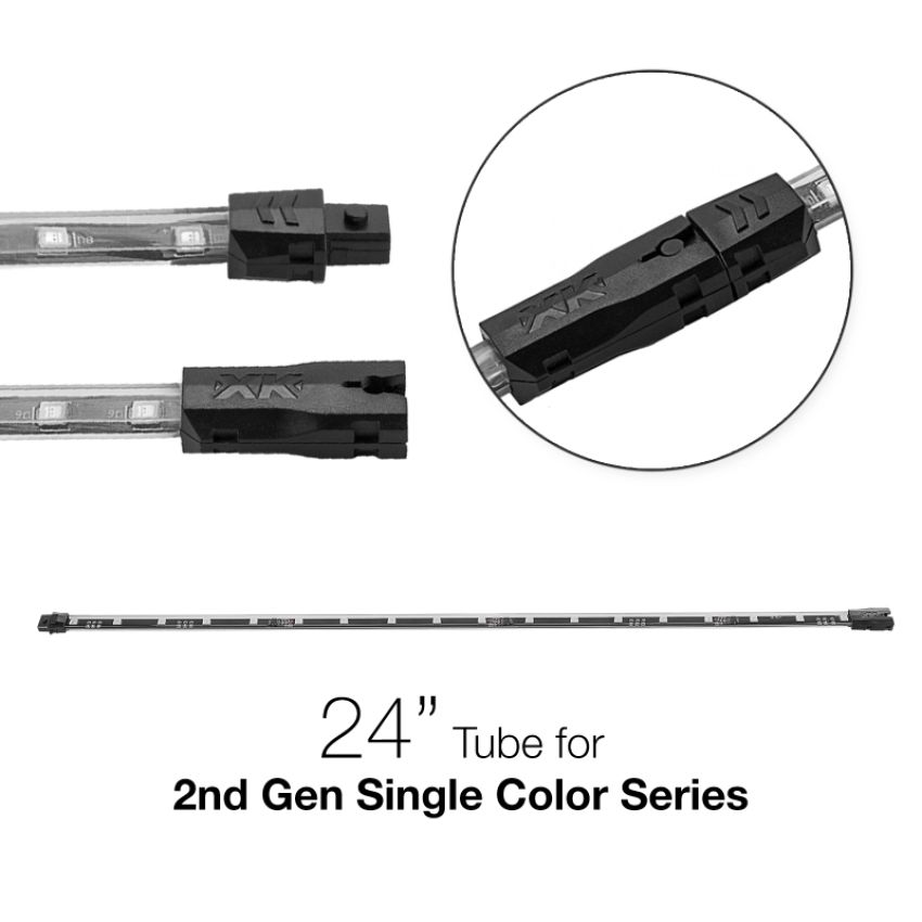 XKGLOW XK-2P-T-24-B XK Glow Single Color 24in Tube Single Color BLUE - 2nd Gen