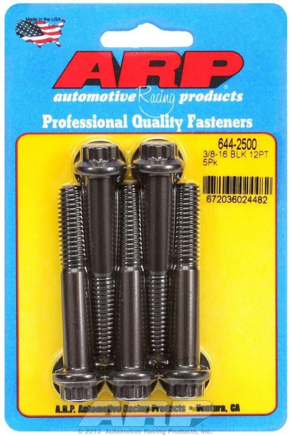 ARP ARP644-2500 Bolt Kit - 12pt. (5) 3/8-16 x 2.500