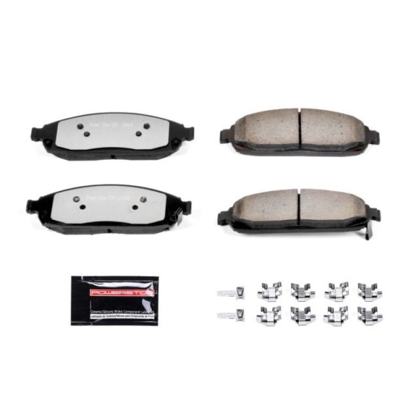 PowerStop Z36-1080 PowerStop - Z36 Truck and SUV Carbon-Fiber Ceramic Brake Pads with Hardware Kit