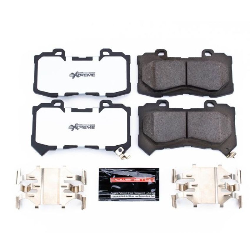 PowerStop Z36-1802 PowerStop - Z36 Truck and SUV Carbon-Fiber Ceramic Brake Pads with Hardware Kit