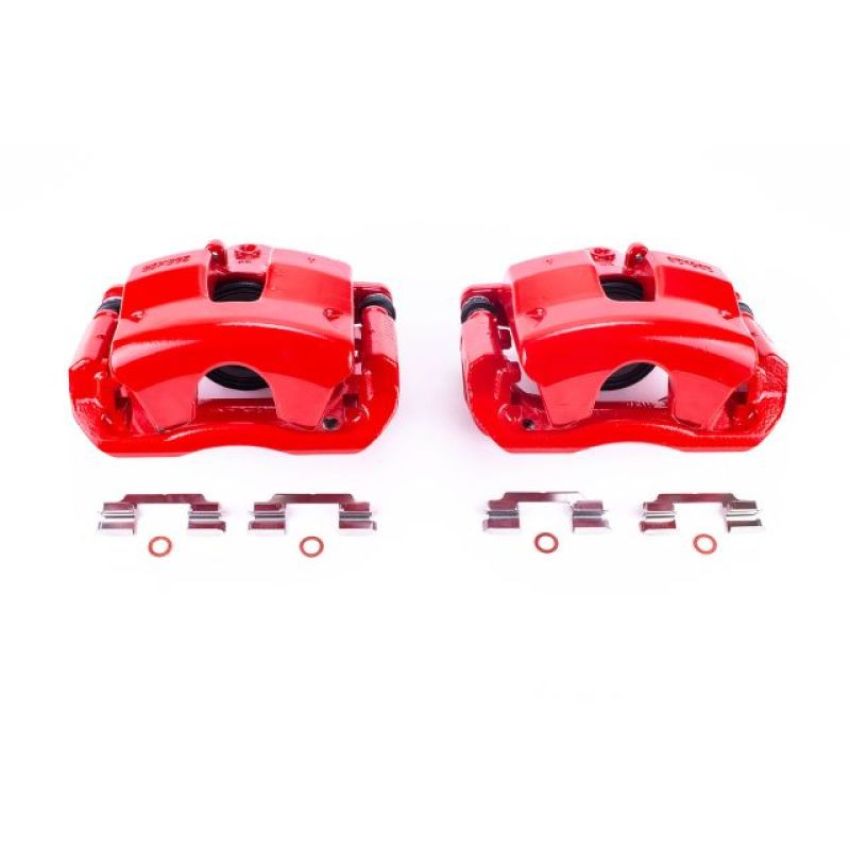 PowerStop S6066 Red Powder Coated Calipers