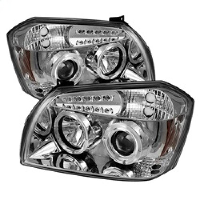 SPYDER 5009883 Projector Headlights - LED Halo - Chrome