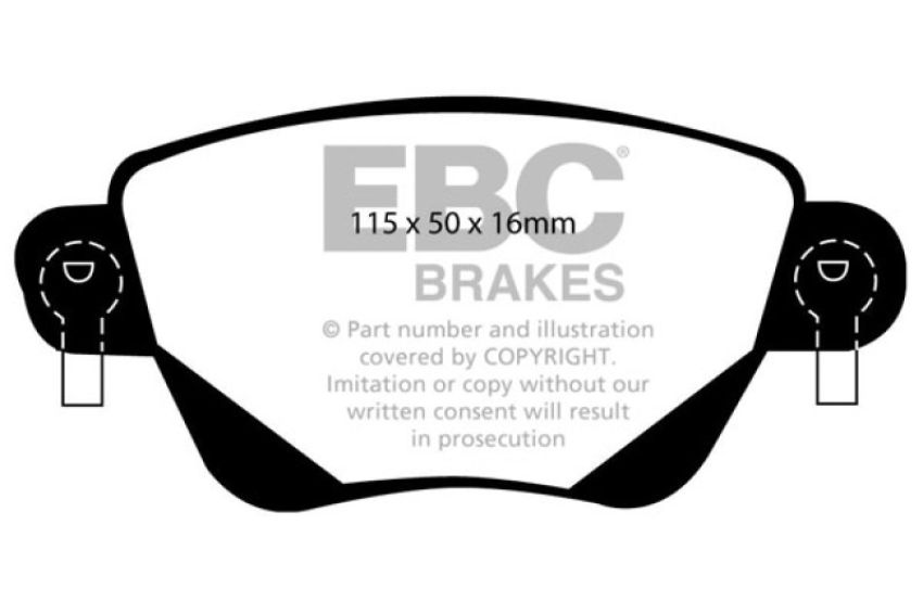 EBC Brakes DP31350C Redstuff Ceramic Low Dust Brake Pads