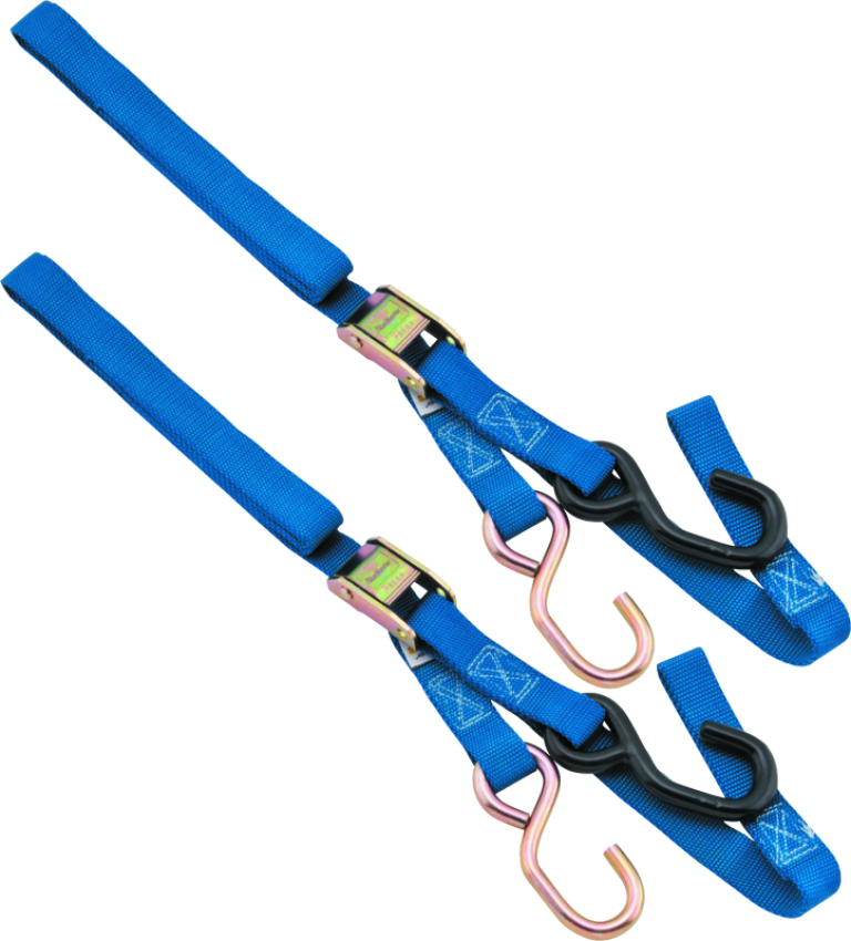 BikeMaster 100515 Tiedown Integrated Softhook - Blue
