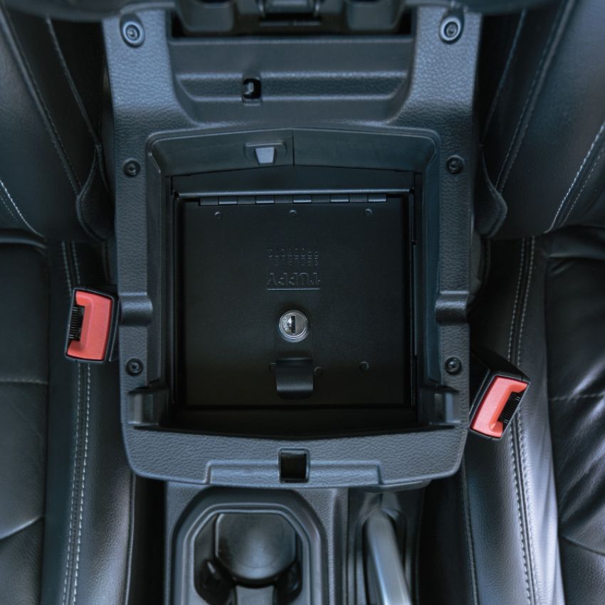 Tuffy Products 348-01 Tuffy Console Safe W/ Keyed Lock For Jeep Wrangler & Gladiator