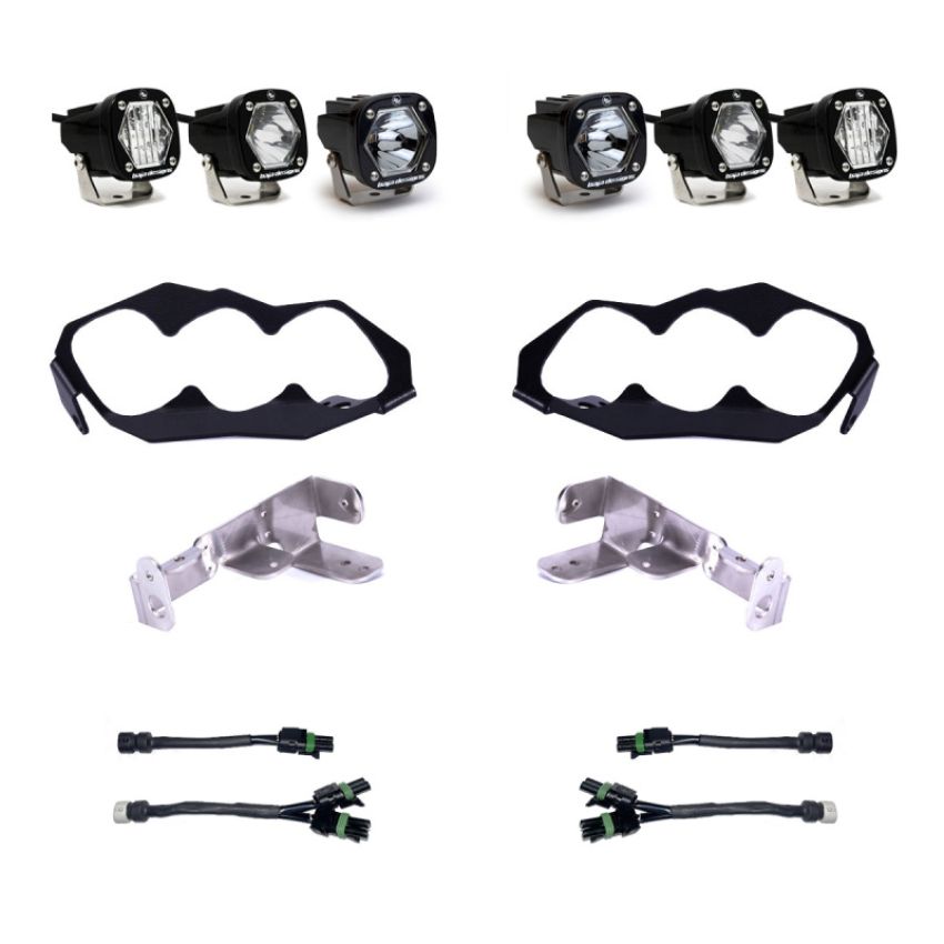 Baja Designs 448204 2024 Can-Am Maverick R Triple S1 Unlimited Headlight Kit