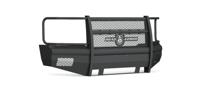 Road Armor 3032VF6B 03-07 Chevy 2500 Vaquero Front Bumper Full Guard - Tex Blk