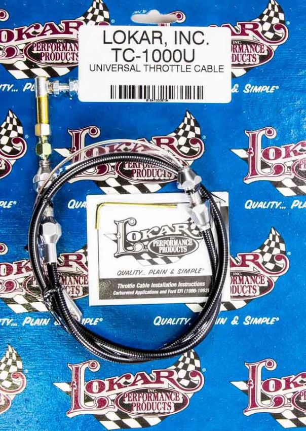 LOKAR LOKTC-1000U36 Universal Black Throttle Cable 36in