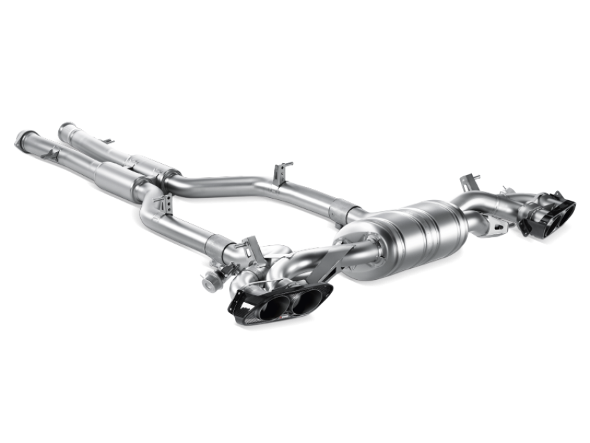 Akrapovic S-MESLSAMG/1 10-14 AMG SLS Coupe/Roadster Evolution Line Cat Back (Titanium) w/ Carbon Tips