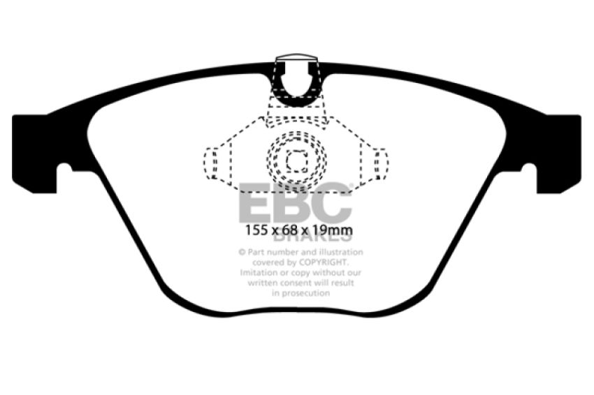 EBC Brakes DP31449C Redstuff Ceramic Low Dust Brake Pads