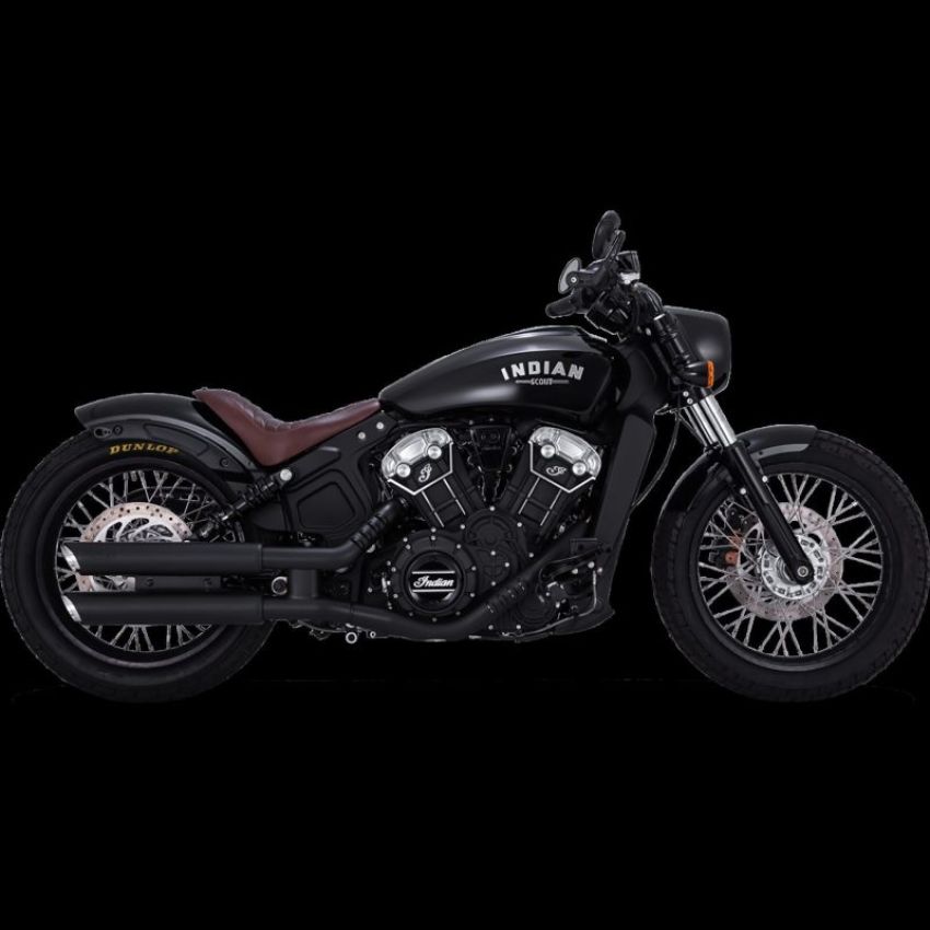 Vance and Hines 48323 Vance & Hines 15-20 Harley Davidson Indian Scout Twin Slash 3in PCX Slip-On Exhaust
