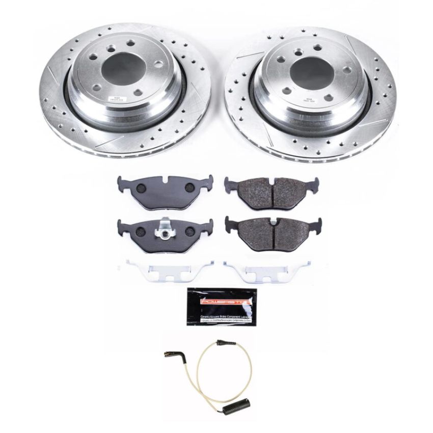 PowerStop TDBK3125 Track Day High-Performance Brake Pad and Rotor Kit