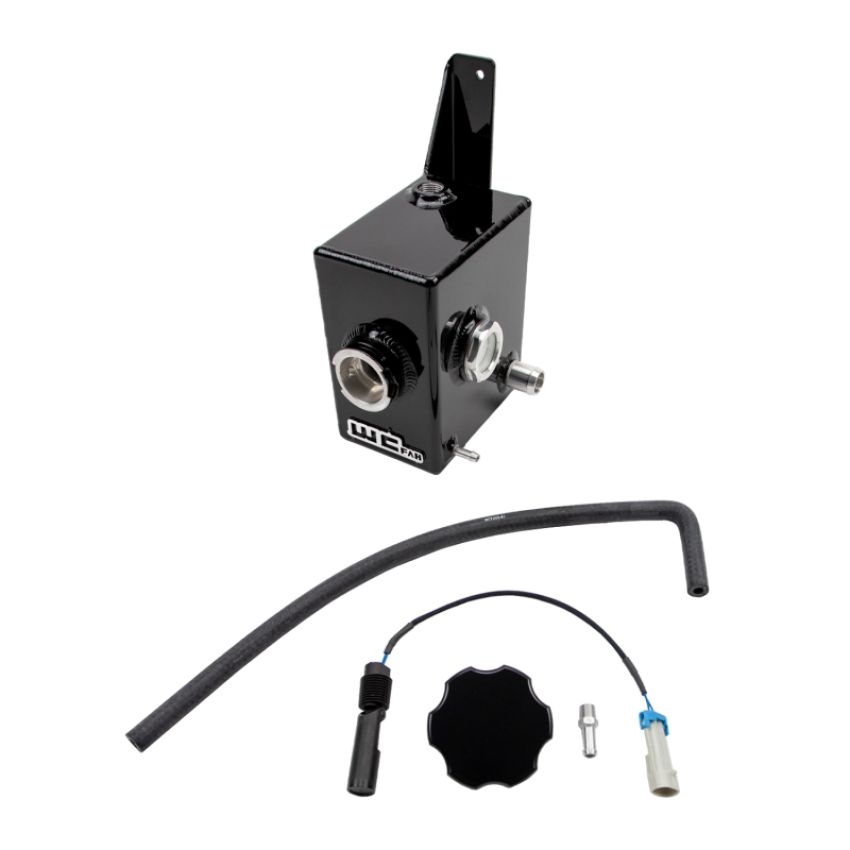 Wehrli WCF100710-GB 17-19 Chevrolet L5P Duramax Twin Turbo Style Coolant Tank Kit - Gloss Black