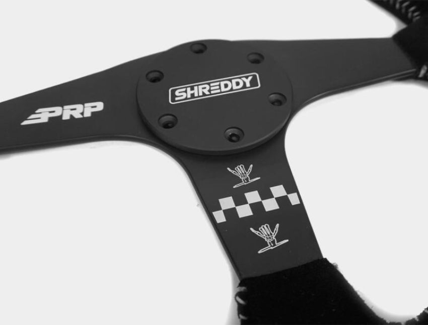 PRP Seats SHRDYG257 PRP x Shreddy Shred Fast Steering Wheel - Flat