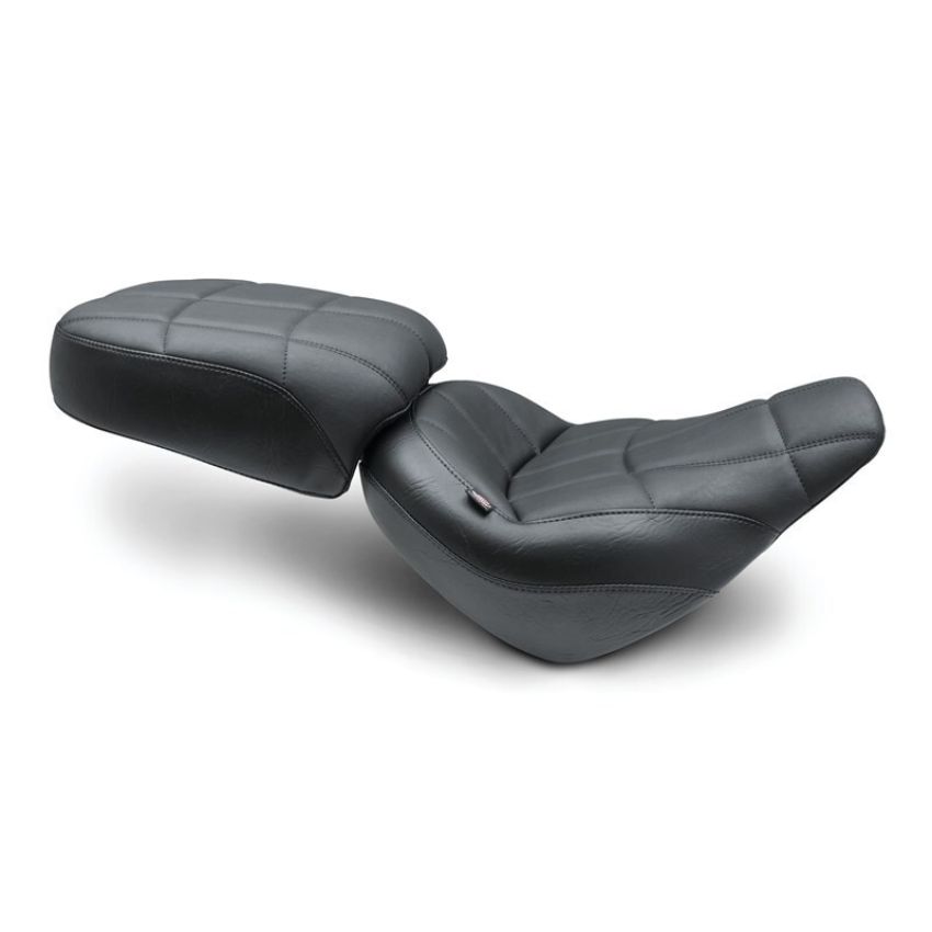Mustang Motorcycle 75160 Mustang 18-21 Harley Street Bob Standard Touring Solo Seat Cube - Black