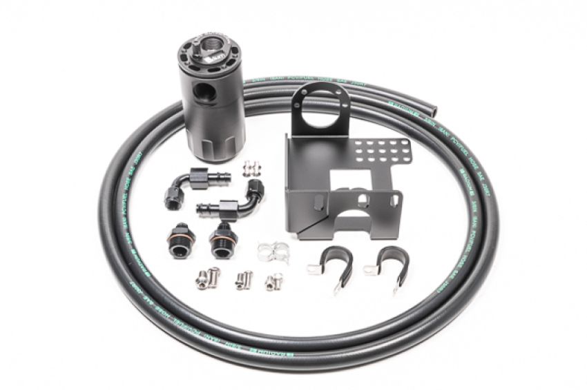 Radium Engineering 20-0336-FL SINGLE CATCH CAN KIT, 90-05 MAZDA MX-5, FLUID LOCK