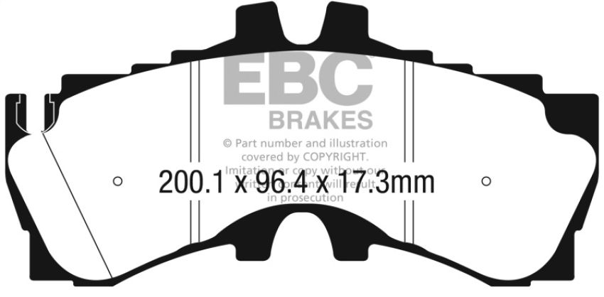 EBC Brakes DP32323C Redstuff Ceramic Low Dust Brake Pads