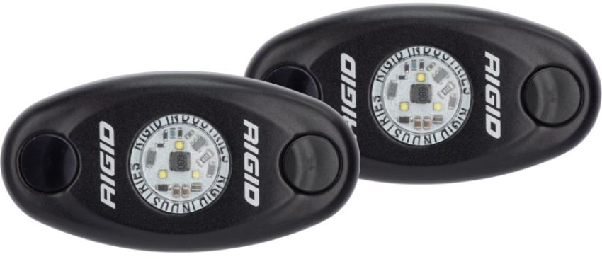 Rigid Industries 482033 A-Series Light - Black - Low Strength - Cool White - Set of 2
