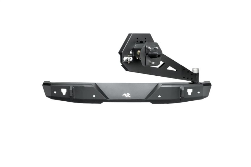 Rugged Ridge 11540.39 18-22 Jeep Wrangler (JL) Rubicon/Spt 2dr HD Rear Bumper w/Swing Out Tire Carrier - Blk
