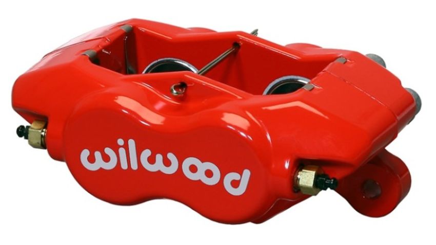 Wilwood 120-14932-RD Caliper-Forged DynaliteI-Red 1.12in Pistons .81in Disc