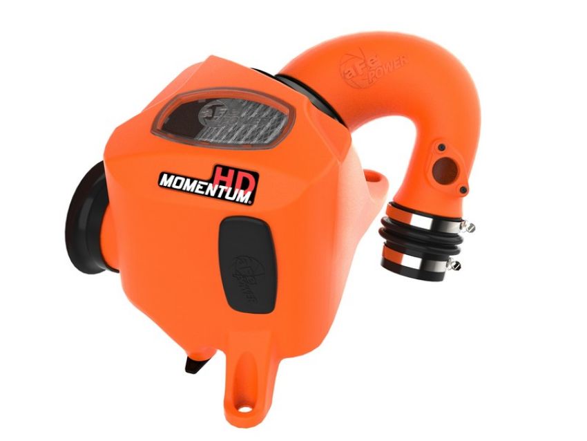 aFe Power 50-70063DN Momentum HD Cold Air Intake System Orange w/ Pro DRY S Filter