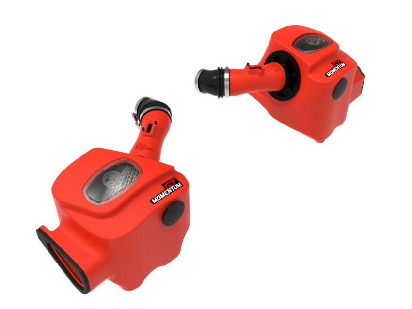 aFe Power 50-70091DR Momentum GT Cold Air Intake System Red w/ Pro DRY S Filter