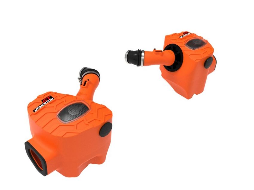 aFe Power 50-70100KN Momentum   GT Cold Air Intake System Orange w/ Black Pro 5R Filter