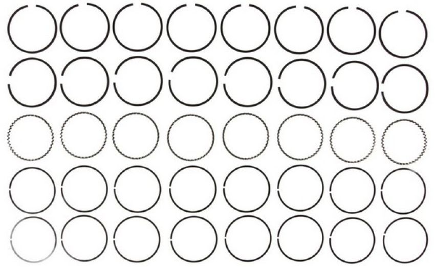 MAHLE 50009.040 Engine Piston Ring Set